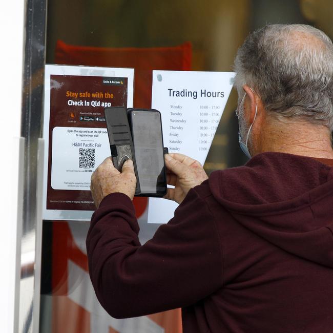 Day 2 in lockdown. Most shops at a deserted Pacific Fair were closed. Picture: Tertius Pickard