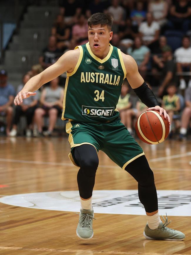 Adelaide 36ers captain Dejan Vasiljevic could be among the players who represent the green and gold during the SA games. Picture: Getty Images