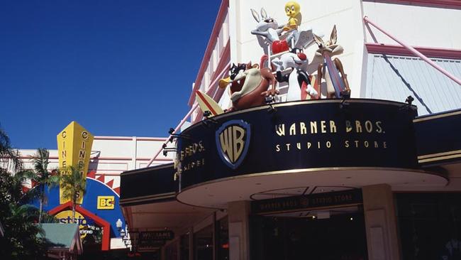 The Warner Bros shop which was opened by George Clooney in 1997.