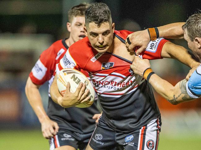 David Jacobson as the Litchfield Bears take on Northern Sharks in the 2023 NRL NT grand final. Picture: Pema Tamang Pakhrin