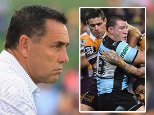 Sharks coach Shane Flanagan has hit out at the referees following his side's loss to the Broncos.