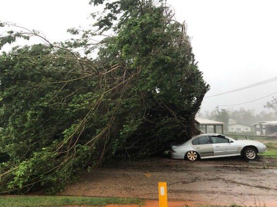 Bureau of Meteorology pictures detailing the damage caused by Cyclone Trevor