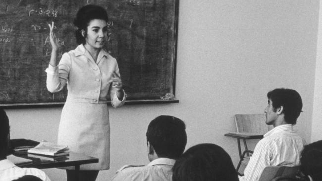 A Kabul teacher in 1972. Picture: Laurence Brun/Getty Images