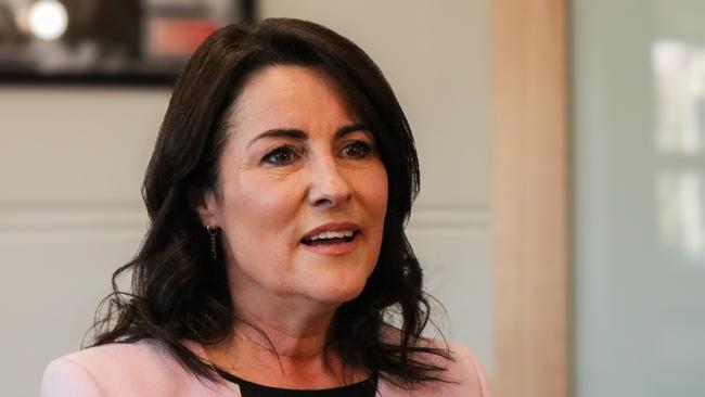 Tasmanian Education Minister Jo Palmer defends Tasmania’s poor NAPLAN results and promises an expansion of structured literacy teaching. Picture: Stephanie Dalton