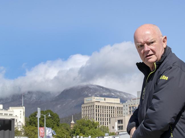 Mount Wellington Cableway Co. Chair Chris Oldfield. Picture: Chris Kidd.