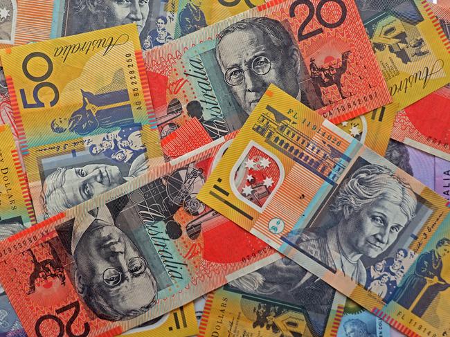 AUSTRALIA - NewsWire Photos - General view editorial generic stock photo of Australian cash money currency. Picture: NCA NewsWire / Nicholas Eagar