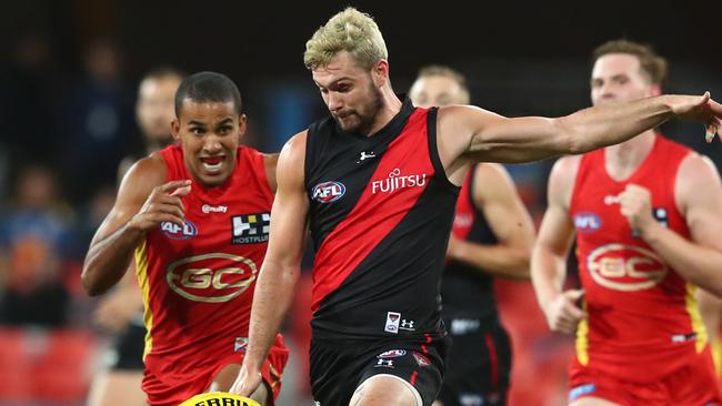 McKenna’s future at the Bombers is uncertain. Picture: Getty Images