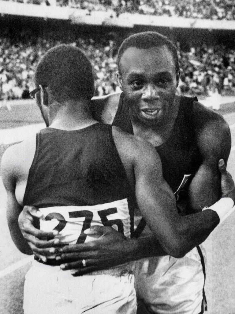 The first man to crack the 10-second barrier has died. (Photo by STAFF / EPU / AFP)