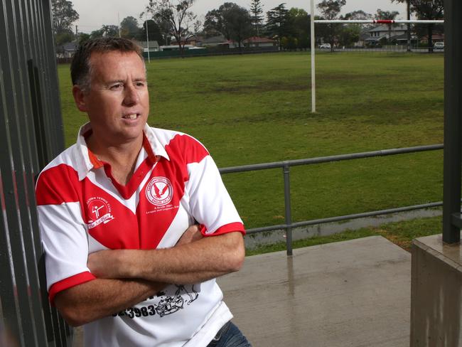 Eagles president Daniel Draper at Waminda Oval. Picture: supplied