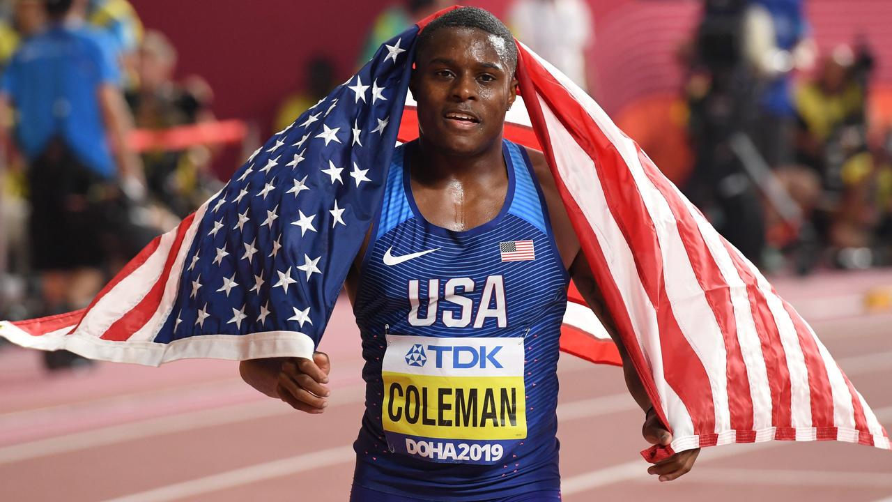 Christian Coleman is defending himself.