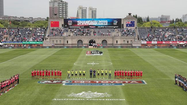 It is looking increasingly likely that there won’t be an AFL game played in Shanghai this year. (Photo by Michael Willson/AFL Photos)