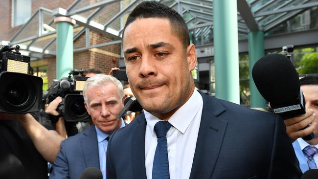 Hayne ongoing charges would rule out a potential switch to rugby. (AAP Image/Joel Carrett) 