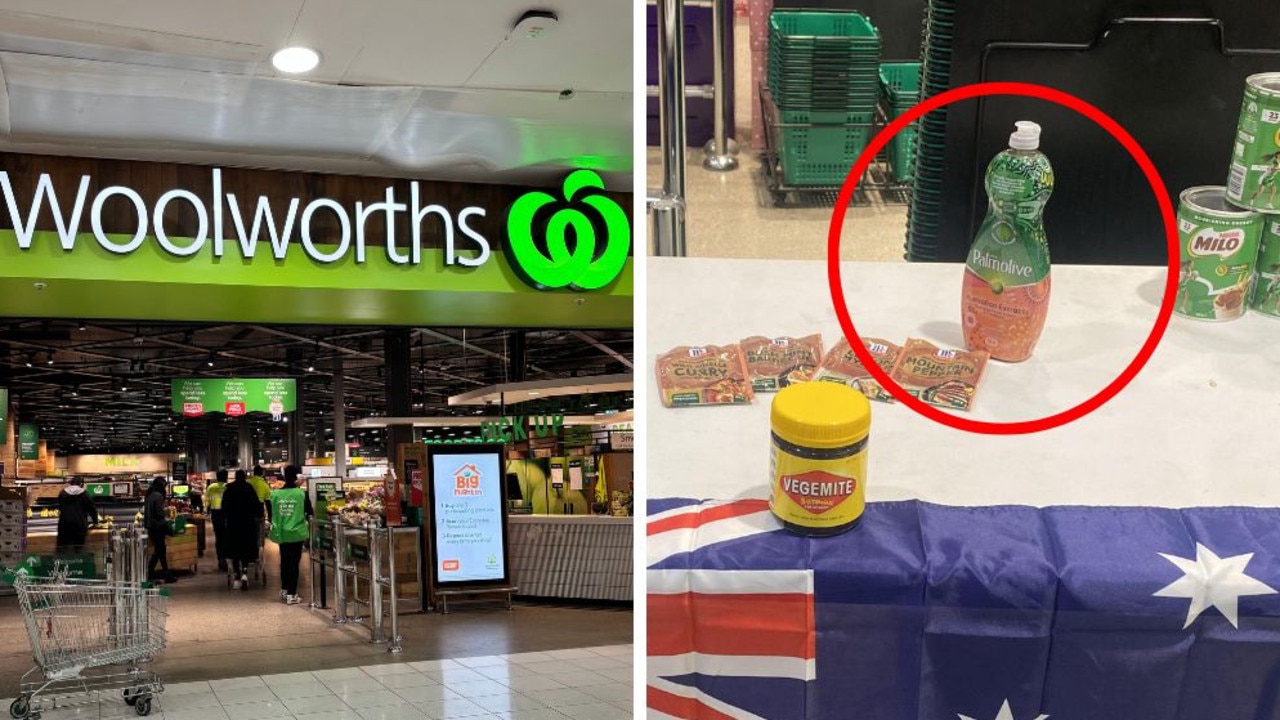 Odd detail in ‘sad’ Woolies Aus Day display