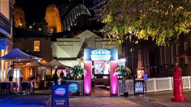 The Laneway Cinema in The Rocks makes a great night out for the budget-conscious.