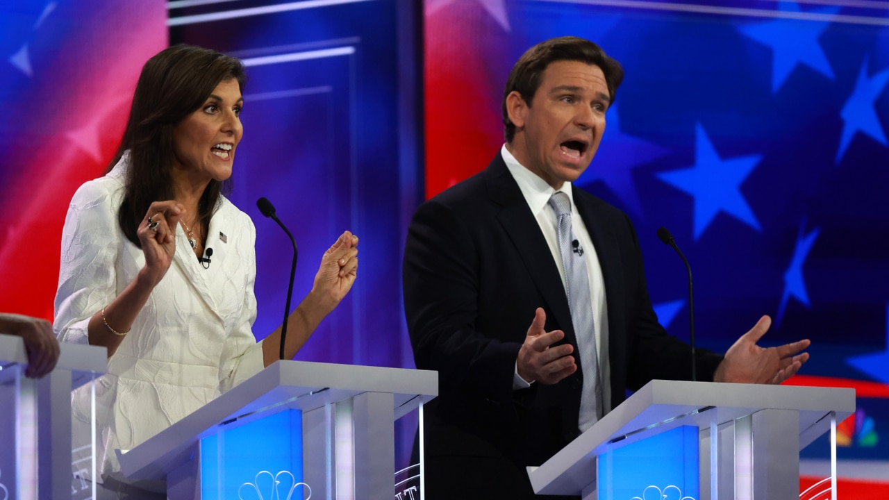 Ron DeSantis and Nikki Haley jostling as ‘alternative’ to Trump