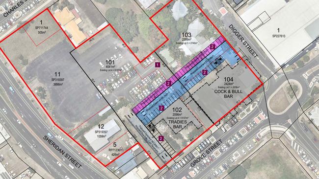 The full parcel of land available for the university hospital expansion project has now been revealed. PICTURE: SUPPLIED