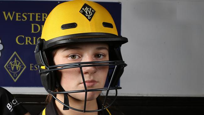 Naiya Varidel as a junior in 2019 at Wests - she has come a long way. Picture AAPImage/ David Clark