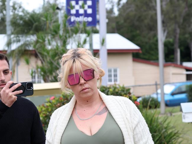 Tanika Bromley at the Gin Gin police station. Picture: Liam Kidston