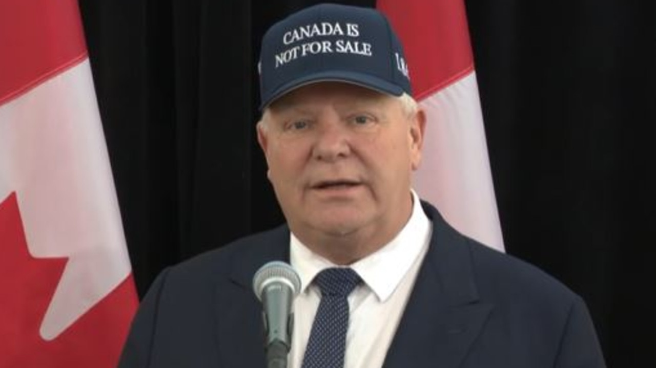 Premier’s hat message to Trump goes viral