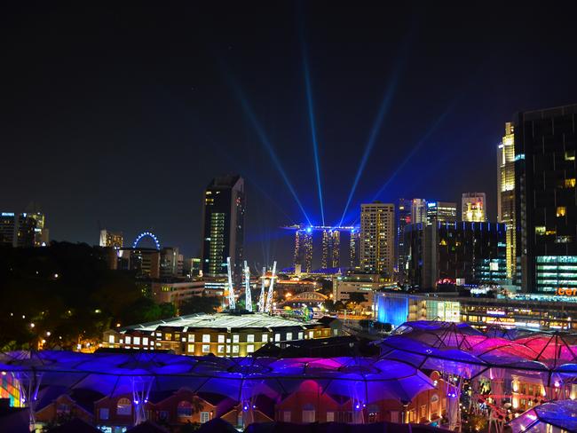 Clarke Quay riverside quay, Singapore