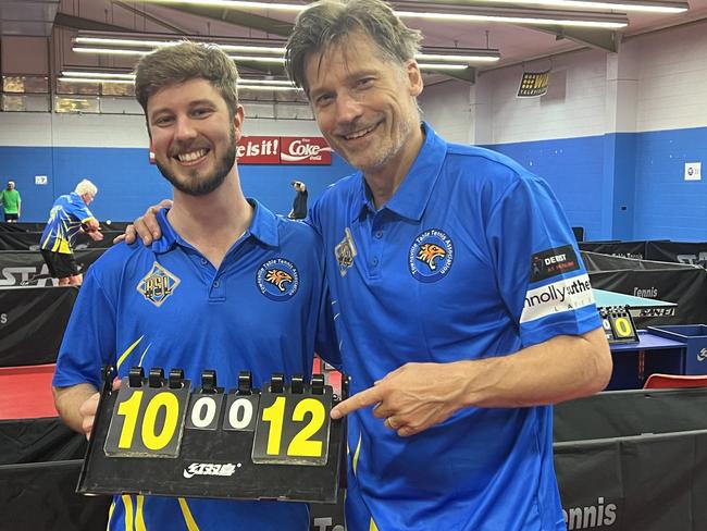 Stardust was sprinkled across the Townsville Table Tennis hall on Sunday as Game of Thrones star Nikolaj Coster-Waldau took to the table.