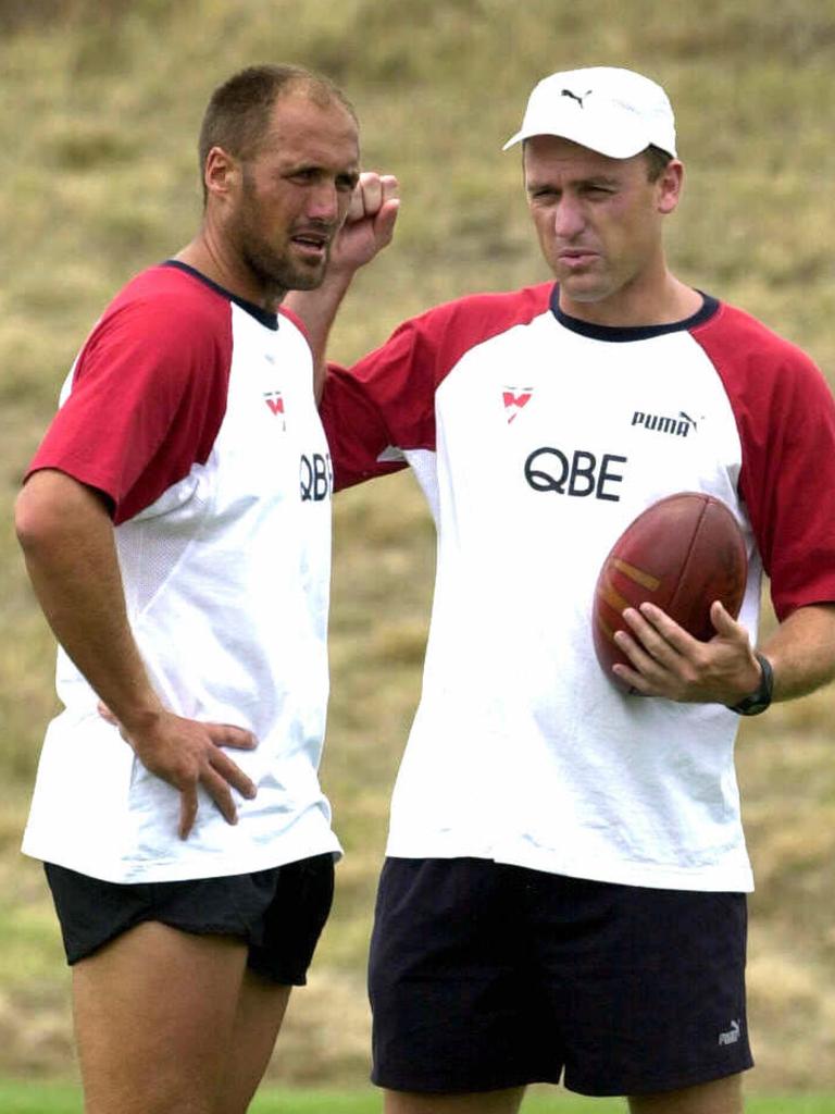 Longmire joined the Swans as an assistant coach at the urging of Rodney Eade.