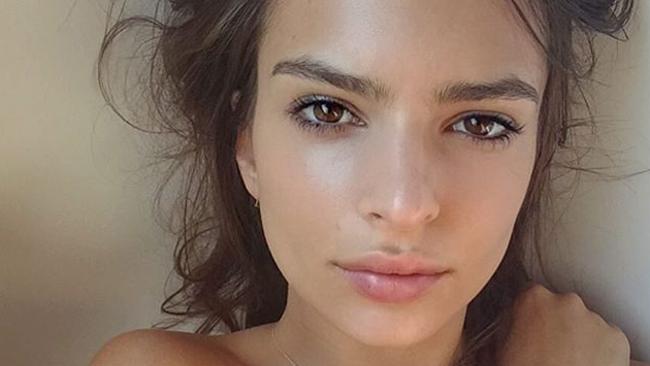 A British journalist received more than 200 private nude images of Emily Ratajkowski from an apparent hacker. Picture: Instagram