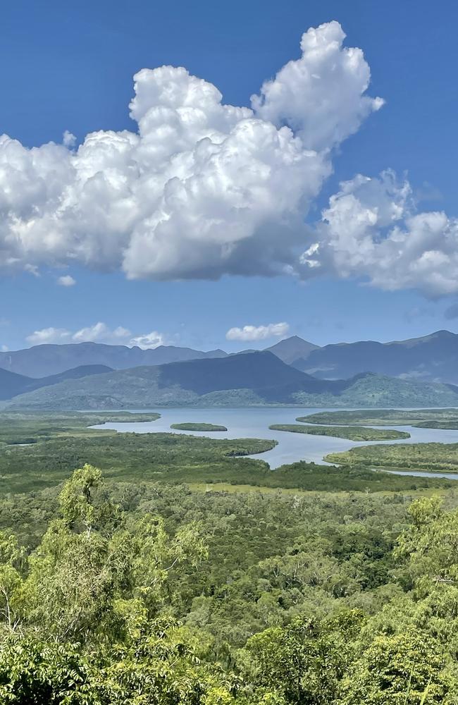 View of Hinchinbrook Island off the Queensland coast. Picture: Rae Wilson