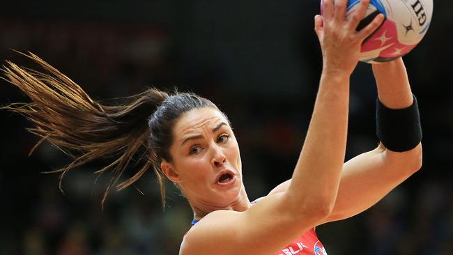 Sharni Layton, one of netball’s crowd pleasers.