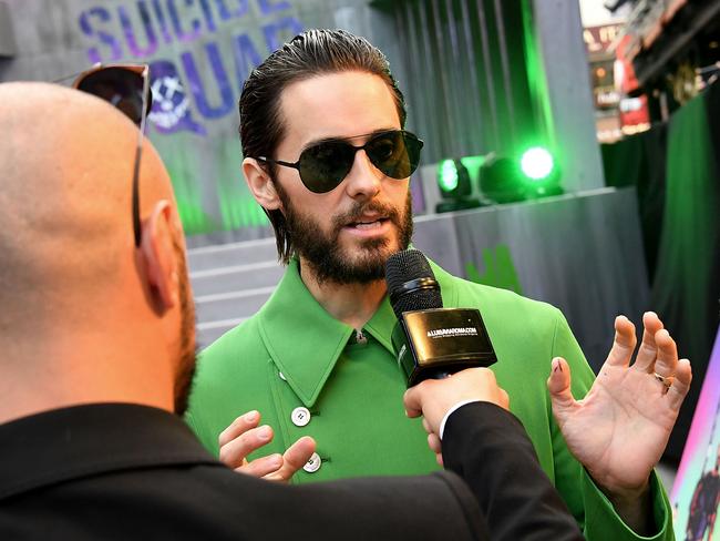 Leto wears Gucci on the red carpet.