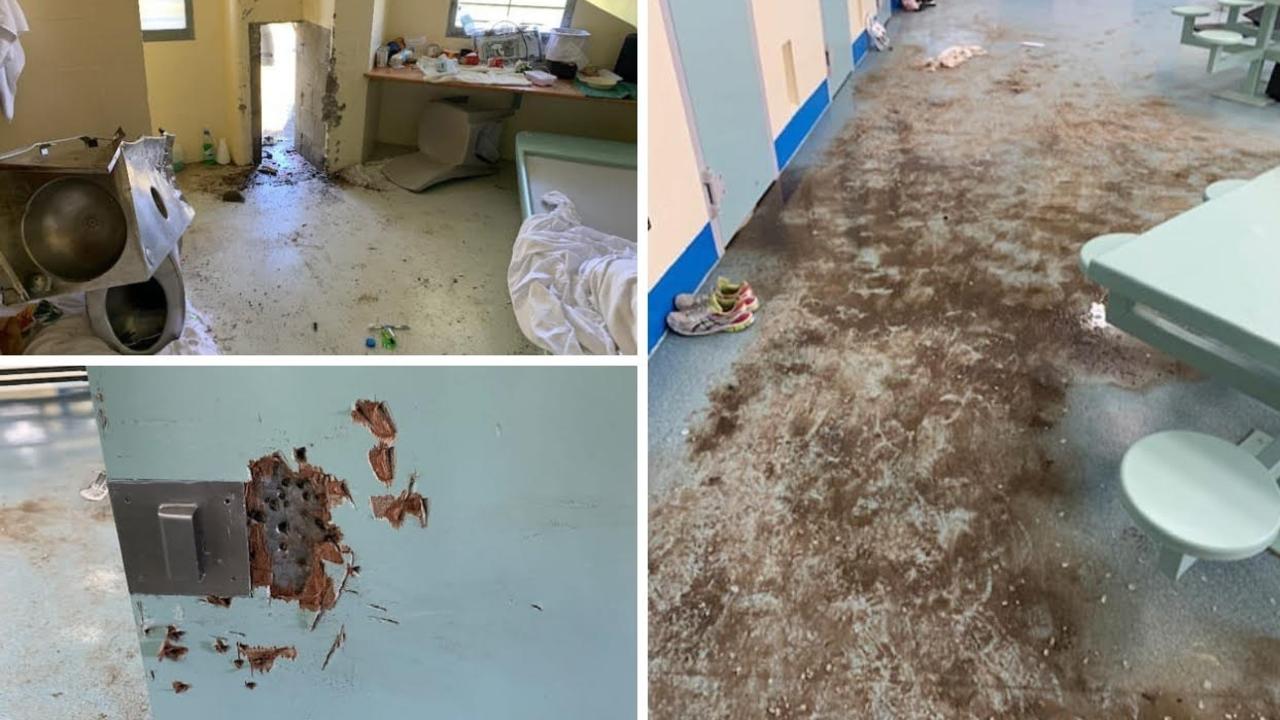 Damaged caused to Capricornia Correctional Centre during the October 2021 riots.