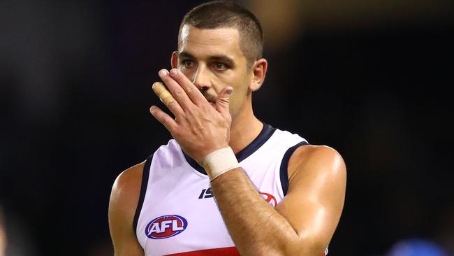 Crows co-captain Taylor Walker has managed just three goals this season. Picture: Scott Barbour/Getty Images