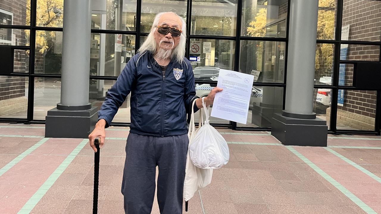 Danny Lim outside Burwood Local Court on Monday afternoon. Picture: NCA Newswire/Steve Zemek.