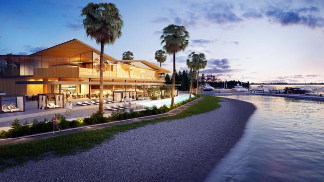 Artists impression of Trinity Point, a luxury development on the doorstep of the Central Coast.