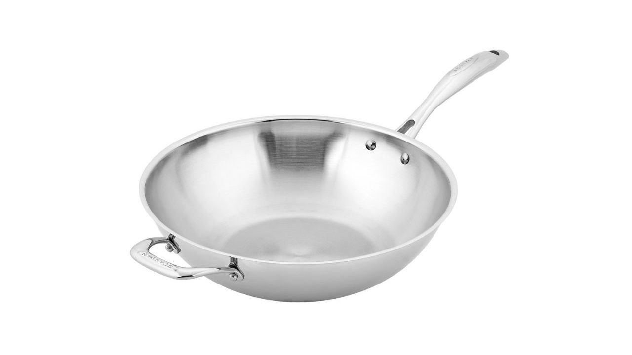 Scanpan STS Wok 32cm. Picture: Scanlan.