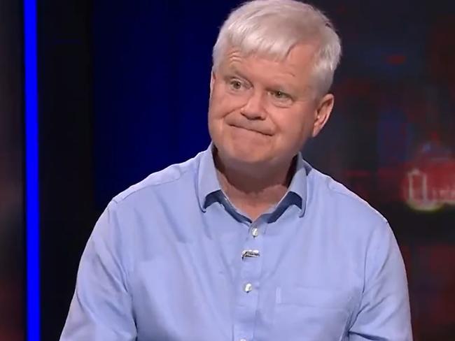 Chris Richardson on QandA. Picture: ABC