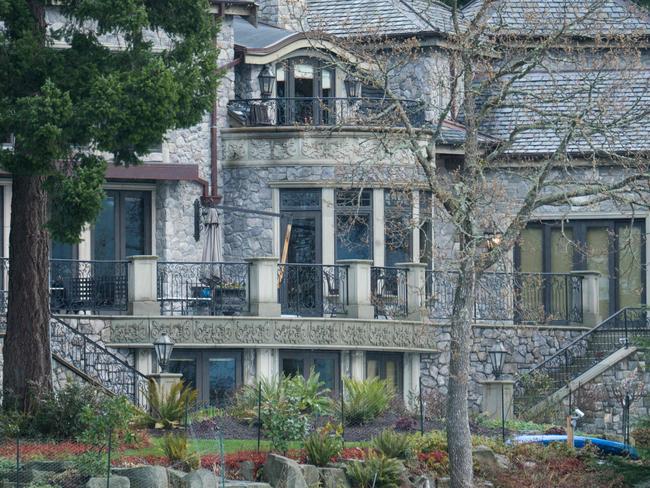 The Mille Fleurs mansion where Prince Harry, Meghan and Archie are staying. Picture; AFP