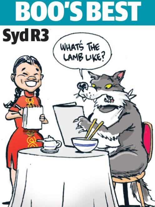 Boo Bailey's cartoon tip for Randwick.