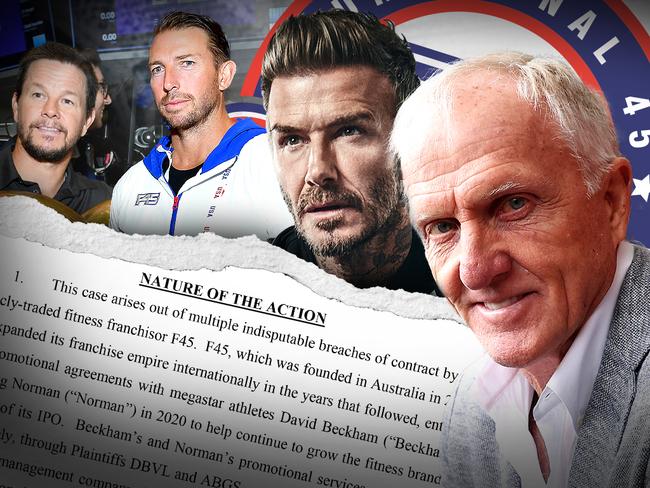 Celebrity legal feuds around f45 gym empire