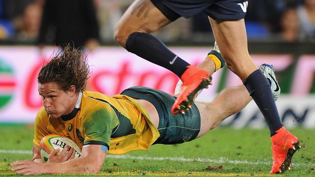 Michael Hooper scores two tries as Wallabies escape with 32-25 win over ...