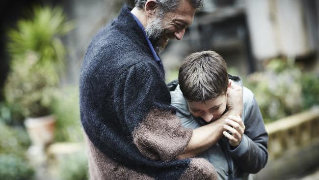 Cult of personality ... Vincent Cassel with Jeremy Chabriel in Partisan.