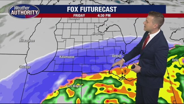 Friday’s heavy, wet snow could bring 10 inches to parts of Southeast Michigan