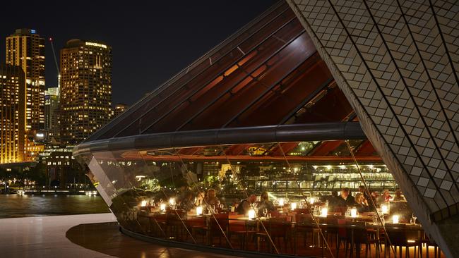 You can eat at the Bennelong Restaurant and Bar on New Year’s Eve. Picture: Bennelong