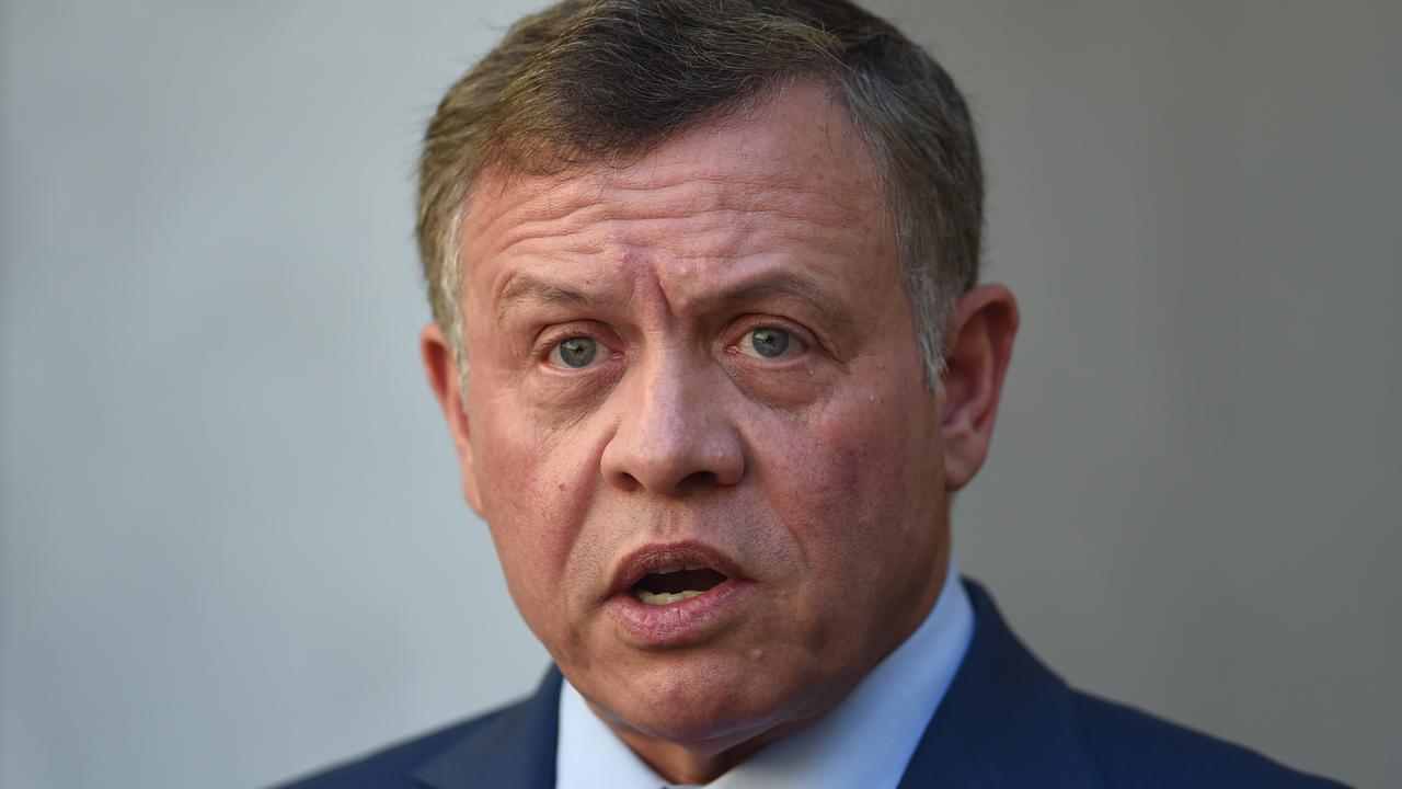 Jordan’s King Abdullah says medical aid was air-dropped into Gaza overnight.