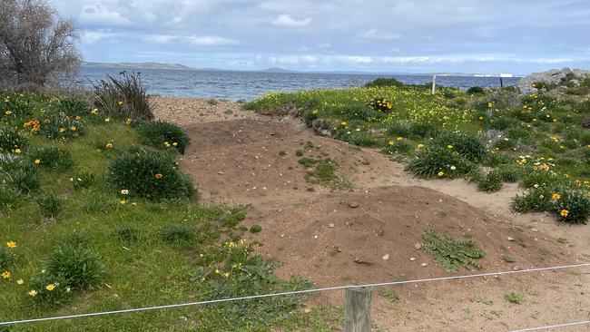 North Shields beach access denied for vehicles. Picture: Micaela Stark