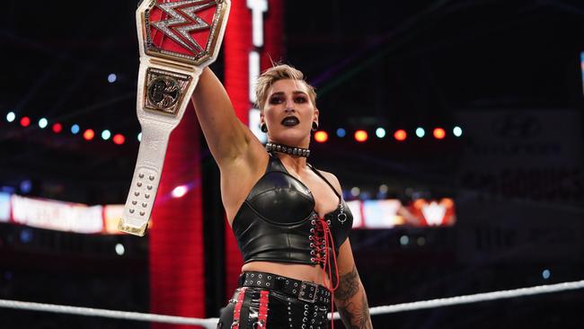 Adelaide WWE wrestler Rhea Ripley paid tribute to Ms Mitchell on social media. Source: WWE