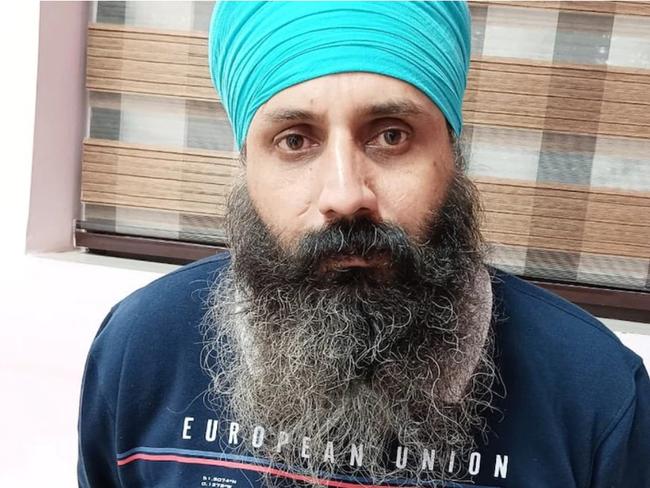 Rajwinder Singh was arrested by Delhi police officers.(Supplied: Delhi Police)