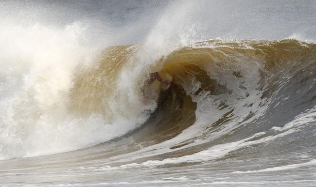 Alexandra Headland gets good lefts and rights for longboarders and shortbaorders alike. Picture: Nicholas Falconer