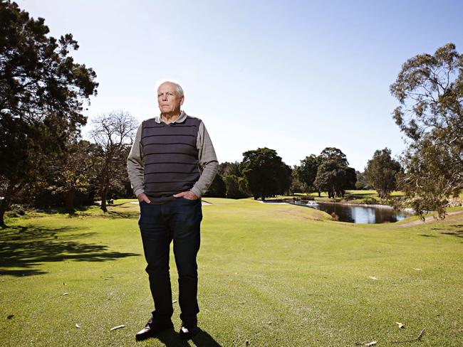 Balgowlah golf club president Bill Cowell on the course. Picture: Adam Yip / Manly Daily