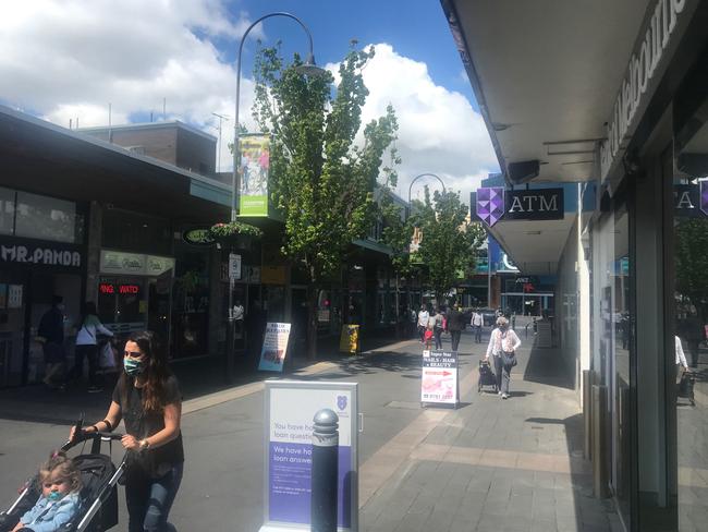 Shoppers were happy to return to Bayside Shopping Centre and surrounds on Wednesday morning.